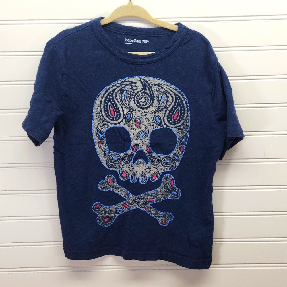 Baby Gap Skull Tee Size 4